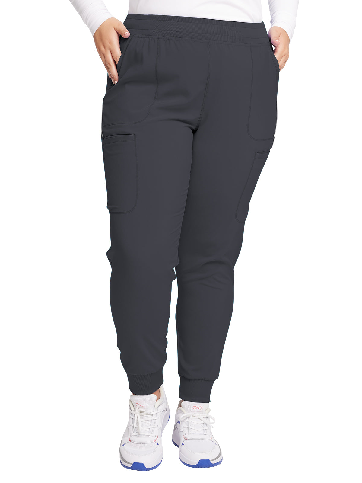 Women's Mid Rise Jogger - CK080A - Pewter