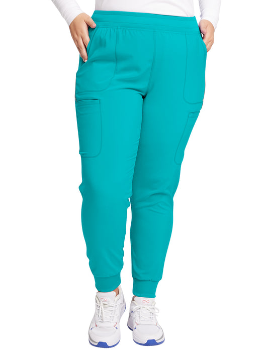 Women's Mid Rise Jogger - CK080A - Teal Blue