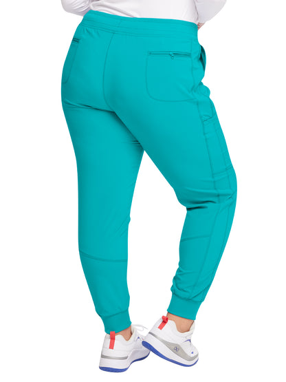 Women's Mid Rise Jogger - CK080A - Teal Blue