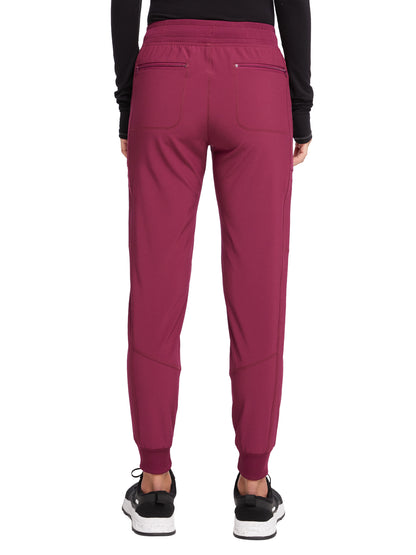 Women's Mid Rise Jogger - CK080A - Wine