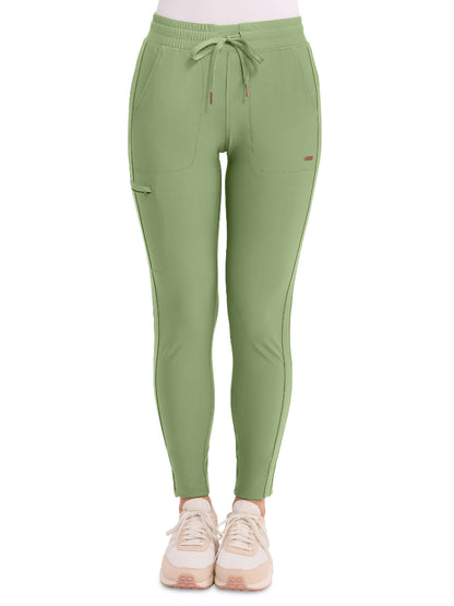 Women's 5 Pocket Tapered Leg Pant - CK095 - Bright Sage