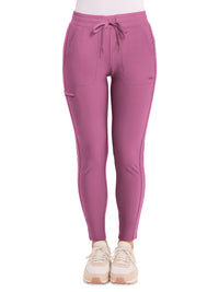 Women's 5 Pocket Tapered Leg Pant - CK095 - Dusty Mauve