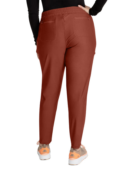 Women's 5 Pocket Tapered Leg Scrub Pant - CK095 - Masala