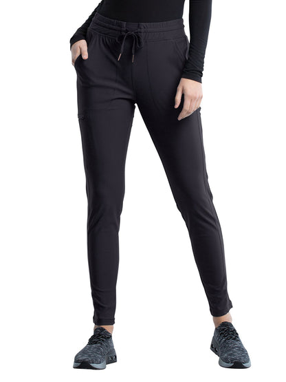 Women's 5 Pocket Tapered Leg Pant - CK095 - Pewter