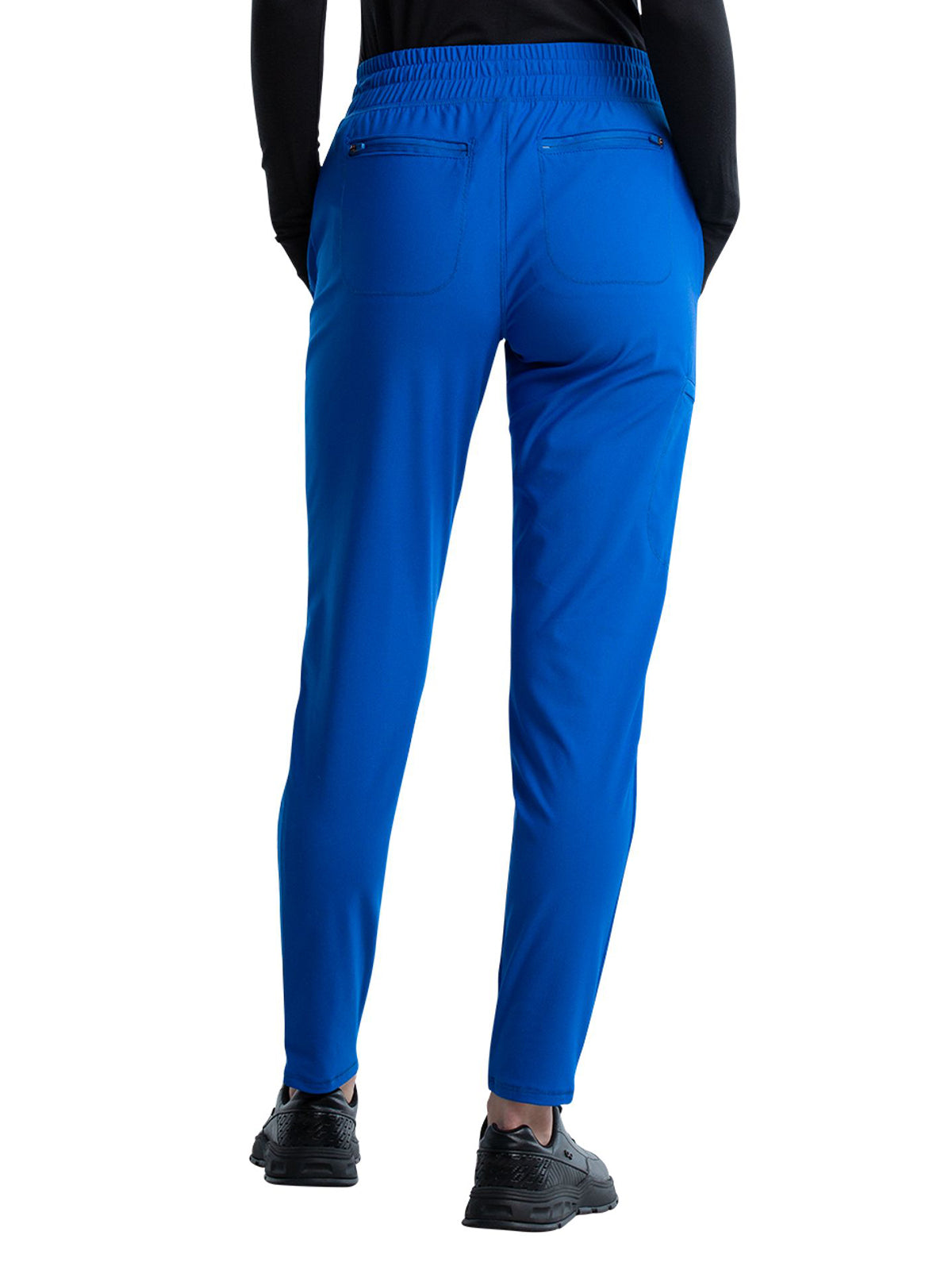 Women's 5 Pocket Tapered Leg Scrub Pant - CK095 - Royal