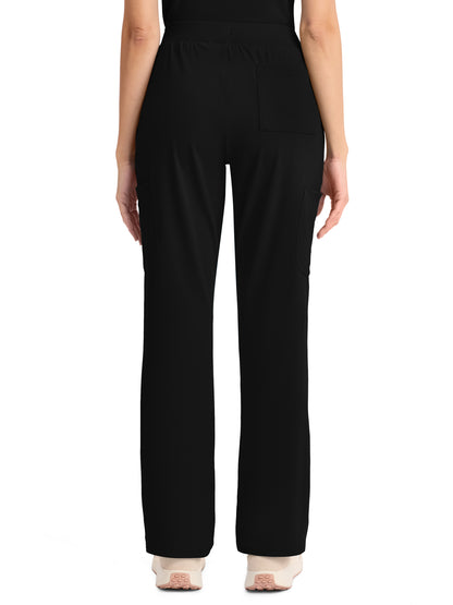 Women's 5-Pocket Straight Leg Pant - CK096 - Black
