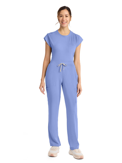 Women's 5-Pocket Straight Leg Pant - CK096 - Ciel