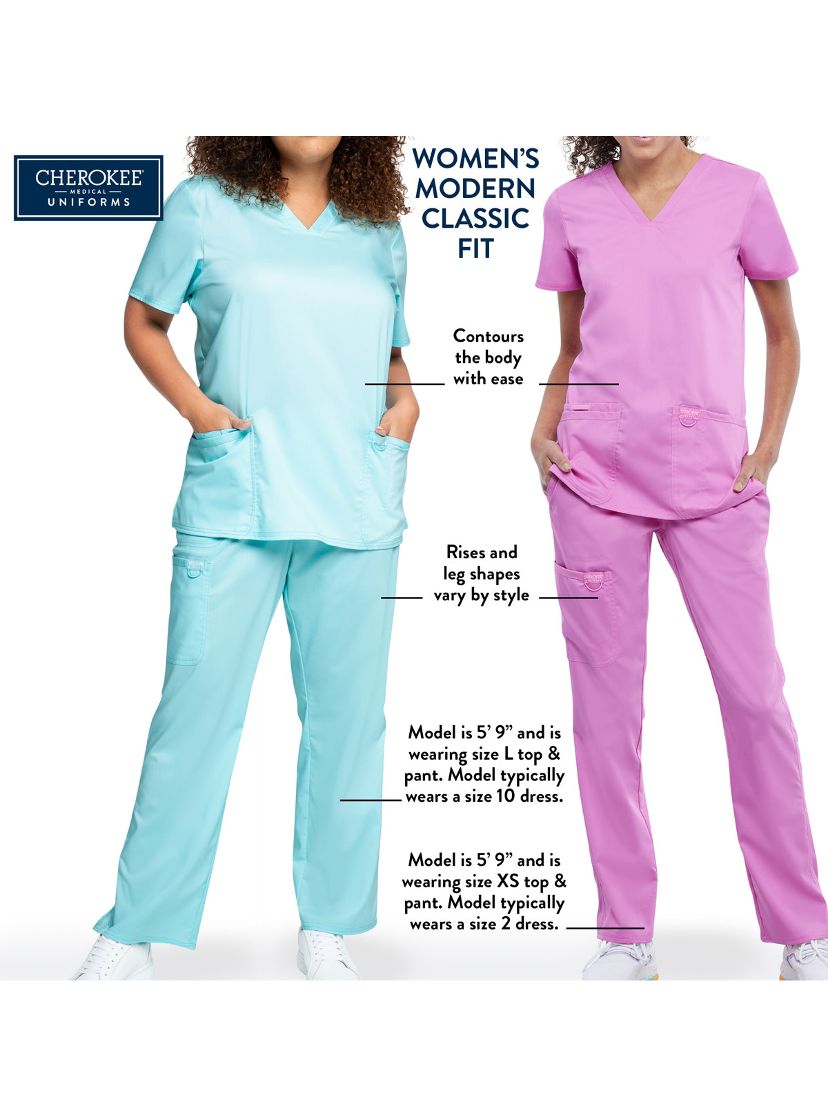 Women's 5-Pocket Straight Leg Pant - CK096 - Navy