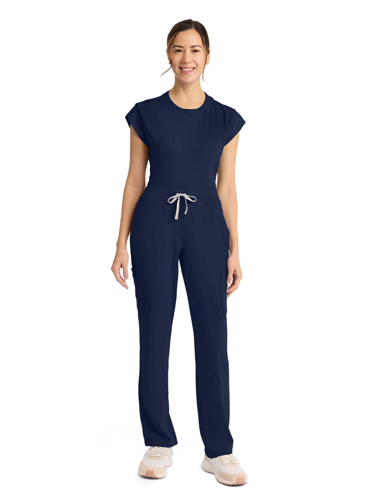 Women's 5-Pocket Straight Leg Pant - CK096 - Navy