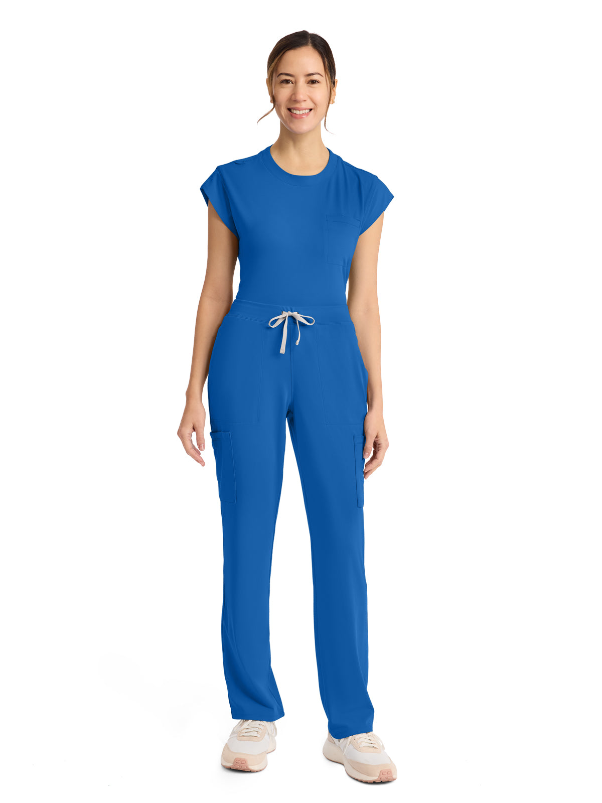 Women's 5-Pocket Straight Leg Pant - CK096 - Royal