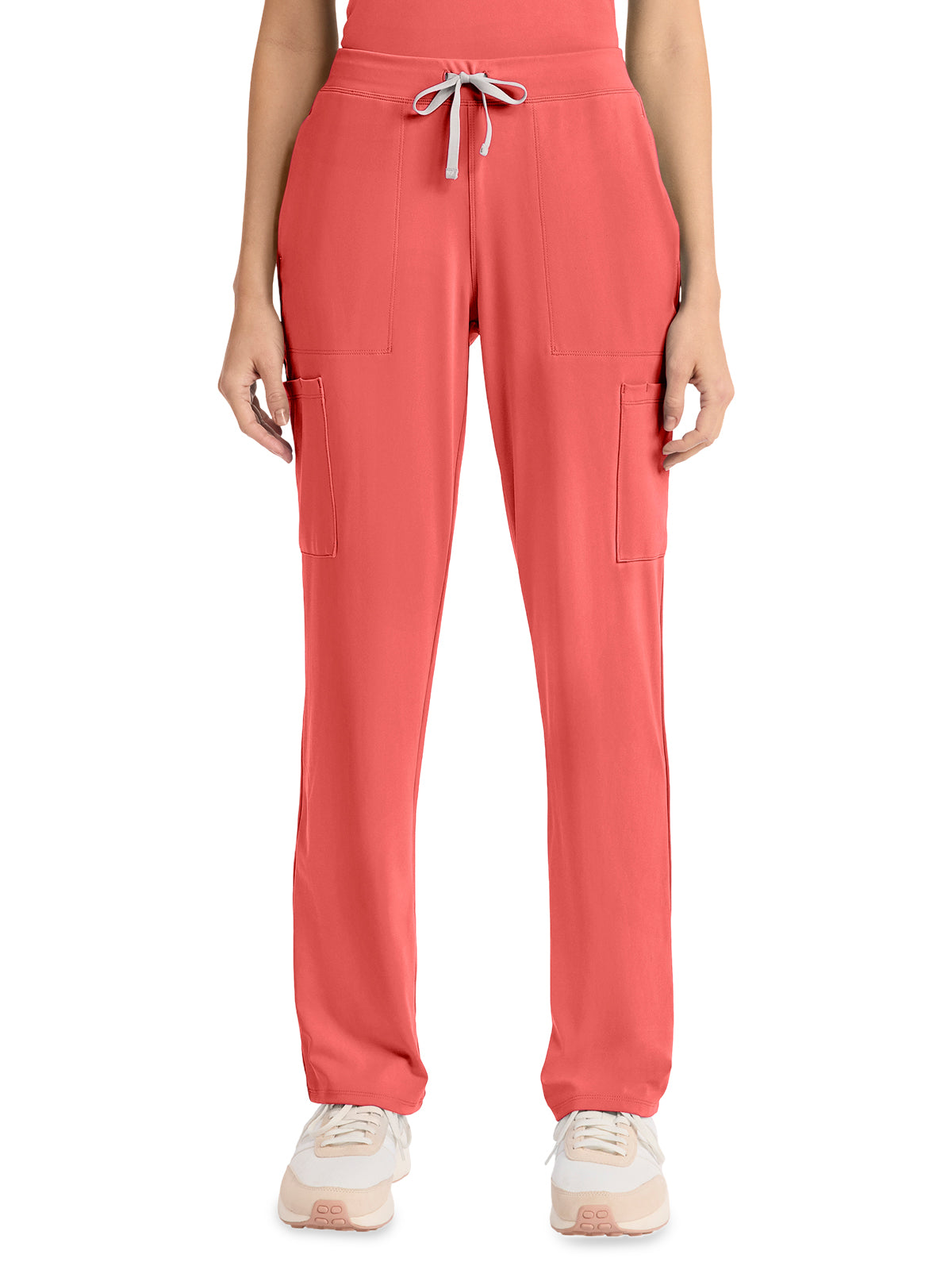 Women's 5-Pocket Straight Leg Pant - CK096 - True Coral