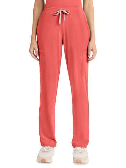 Women's 5-Pocket Straight Leg Pant - CK096 - True Coral