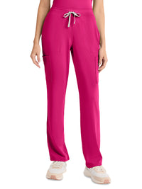 Women's 5-Pocket Straight Leg Pant - CK096 - Tropical Hibiscus