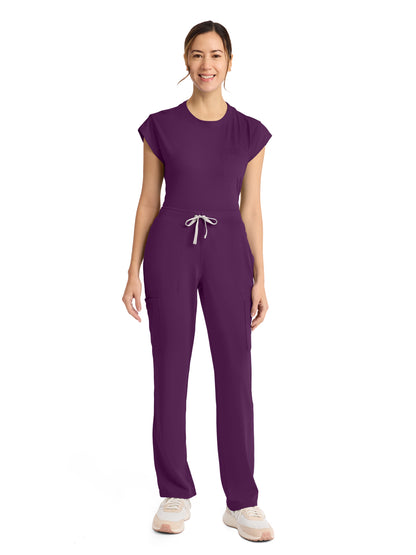 Women's 5-Pocket Straight Leg Pant - CK096 - Wild Mulberry