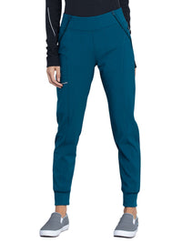 Women's 5-Pocket Mid Rise Jogger Pant - CK110A - Caribbean Blue