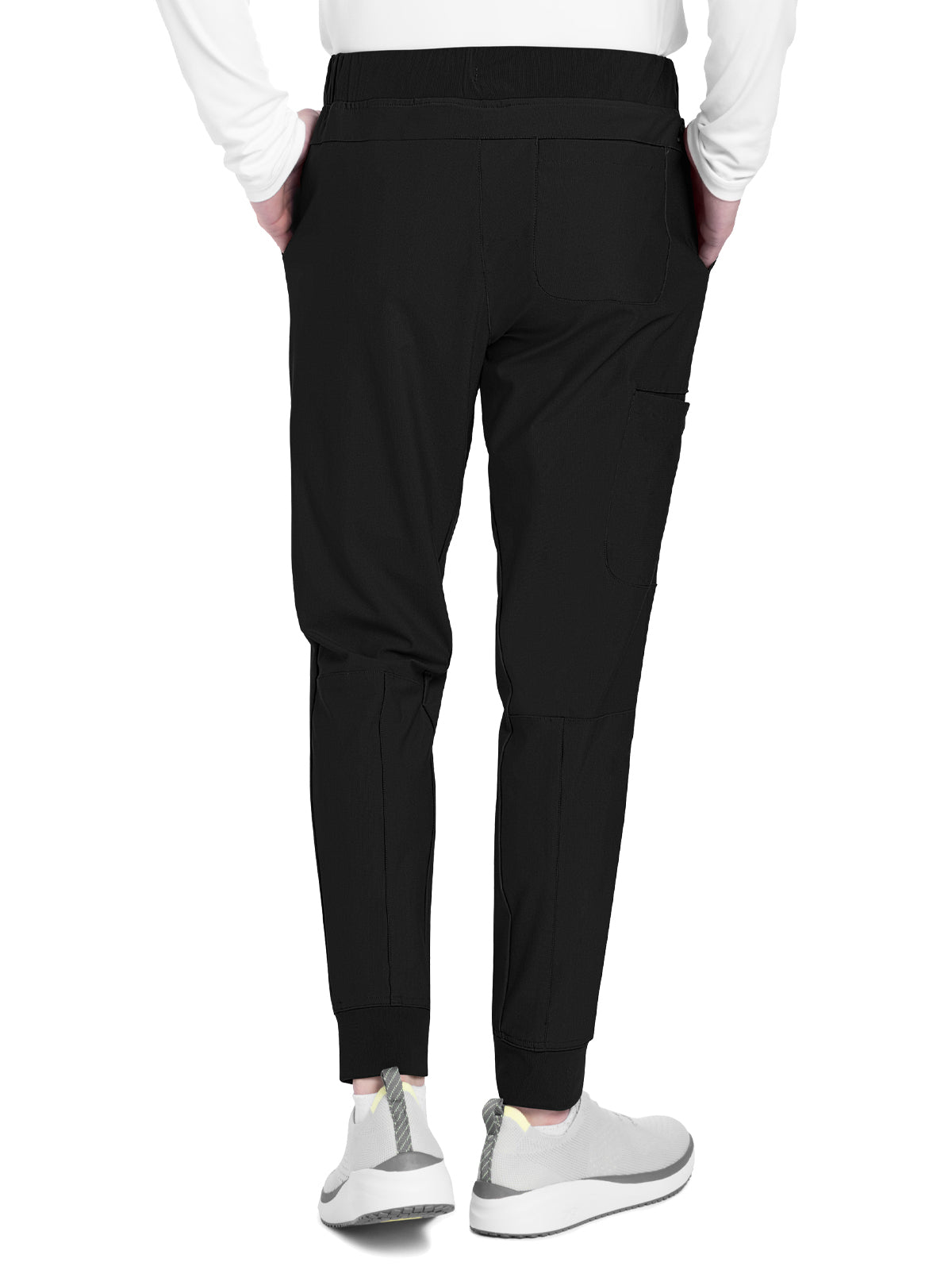 Men's 4-Pocket Mid Rise Jogger Pant - CK112 - Black