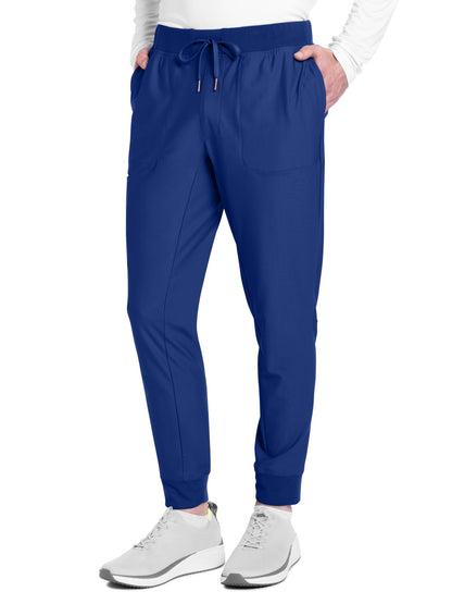 Men's 4-Pocket Mid Rise Jogger Pant - CK112 - Galaxy Blue