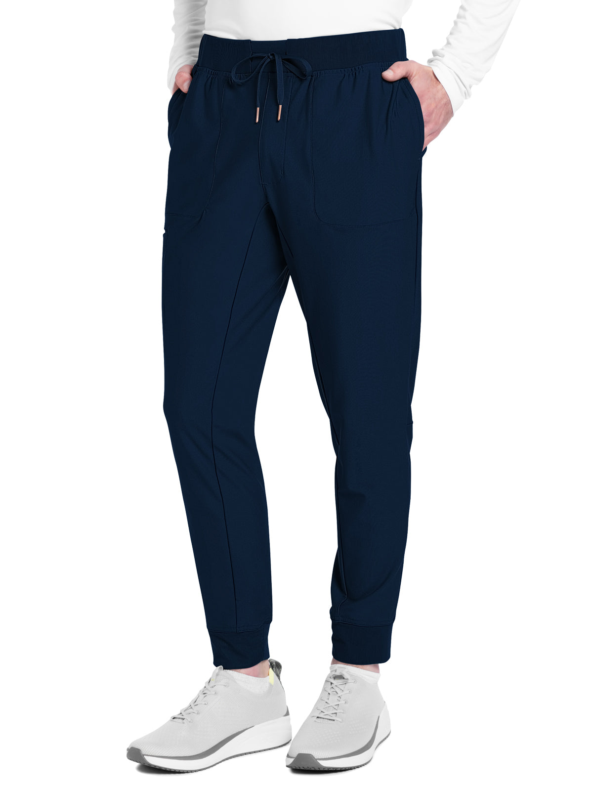 Men's 4-Pocket Mid Rise Jogger Pant - CK112 - Navy