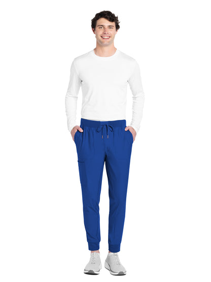 Men's 4-Pocket Mid Rise Jogger Pant - CK112 - Royal