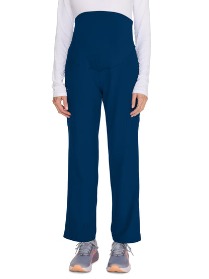Women's 3-Pocket Maternity Straight Leg Pant - CK118A - Navy