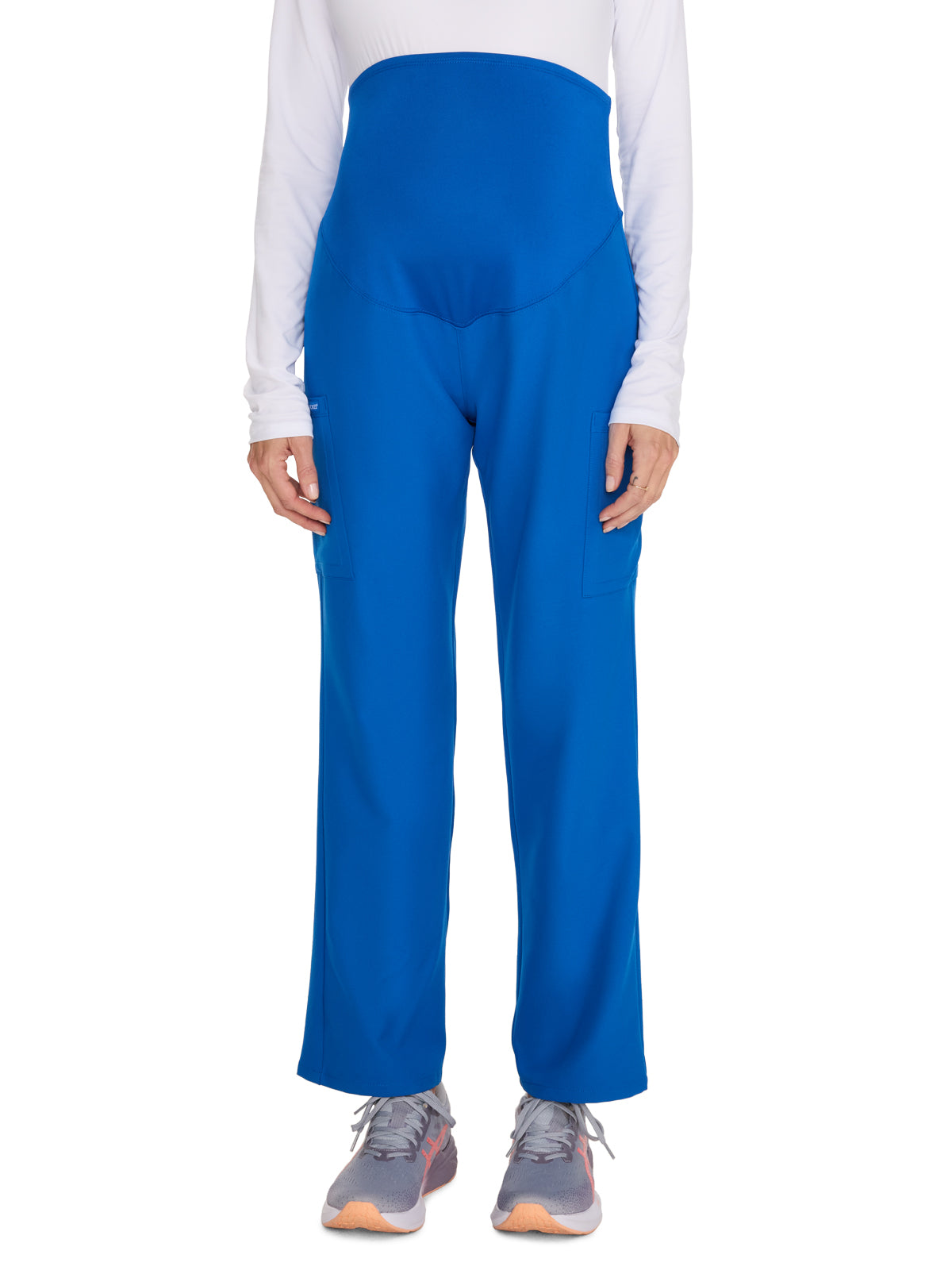 Women's 3-Pocket Maternity Straight Leg Pant - CK118A - Royal