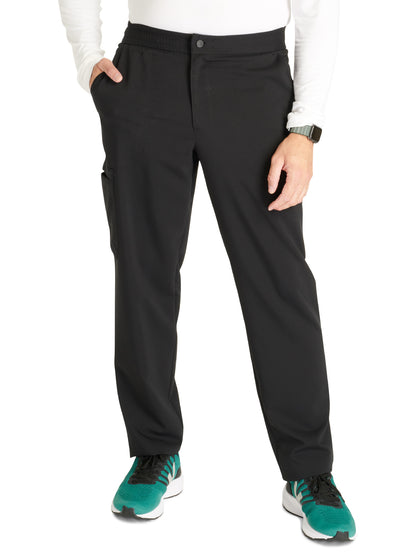 Men's Tapered Leg Scrub Pant - CK131A - Black