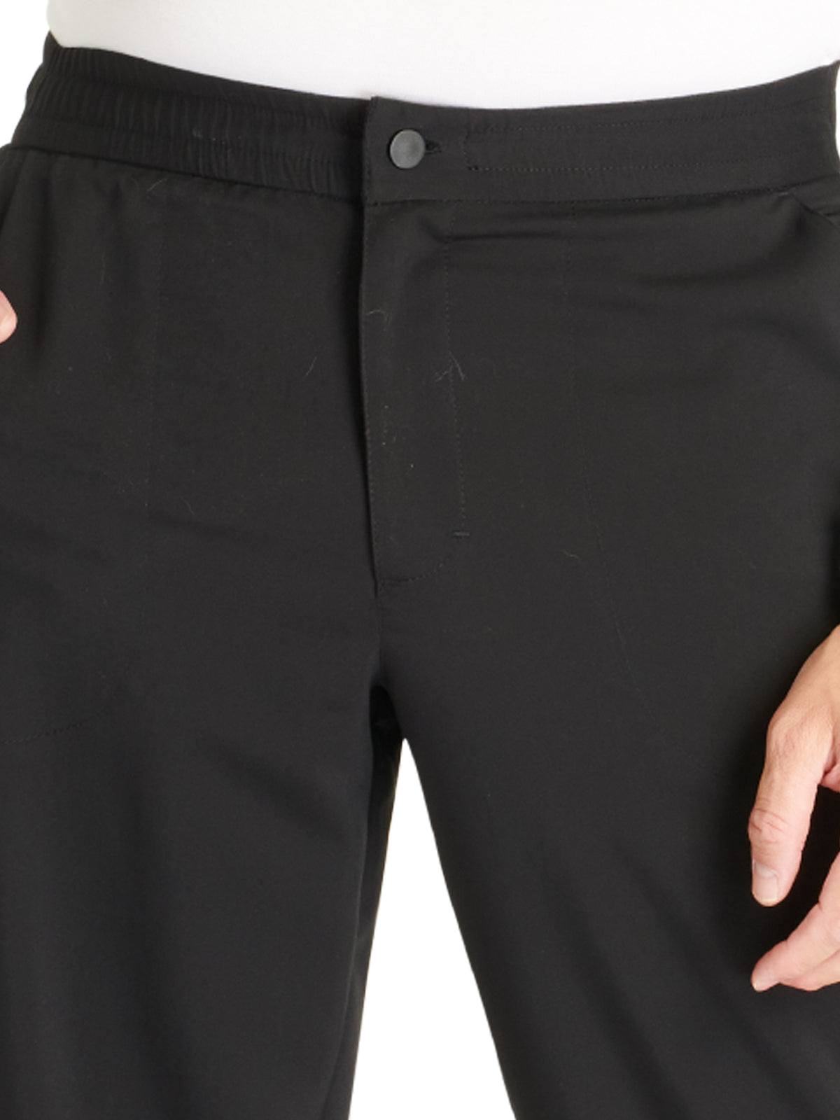 Men's Tapered Leg Scrub Pant - CK131A - Black