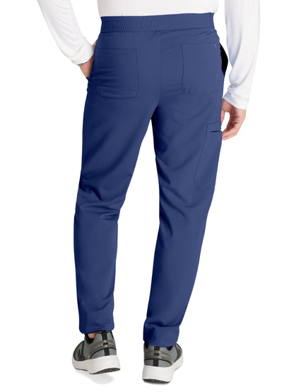 Men's Tapered Leg Scrub Pant - CK131A - Navy