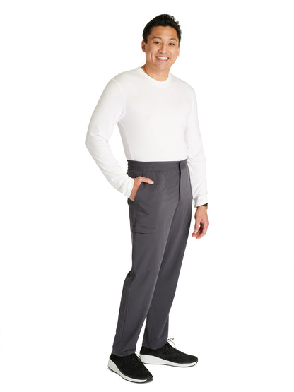 Men's Tapered Leg Scrub Pant - CK131A - Pewter