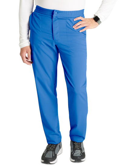 Men's Tapered Leg Scrub Pant - CK131A - Royal