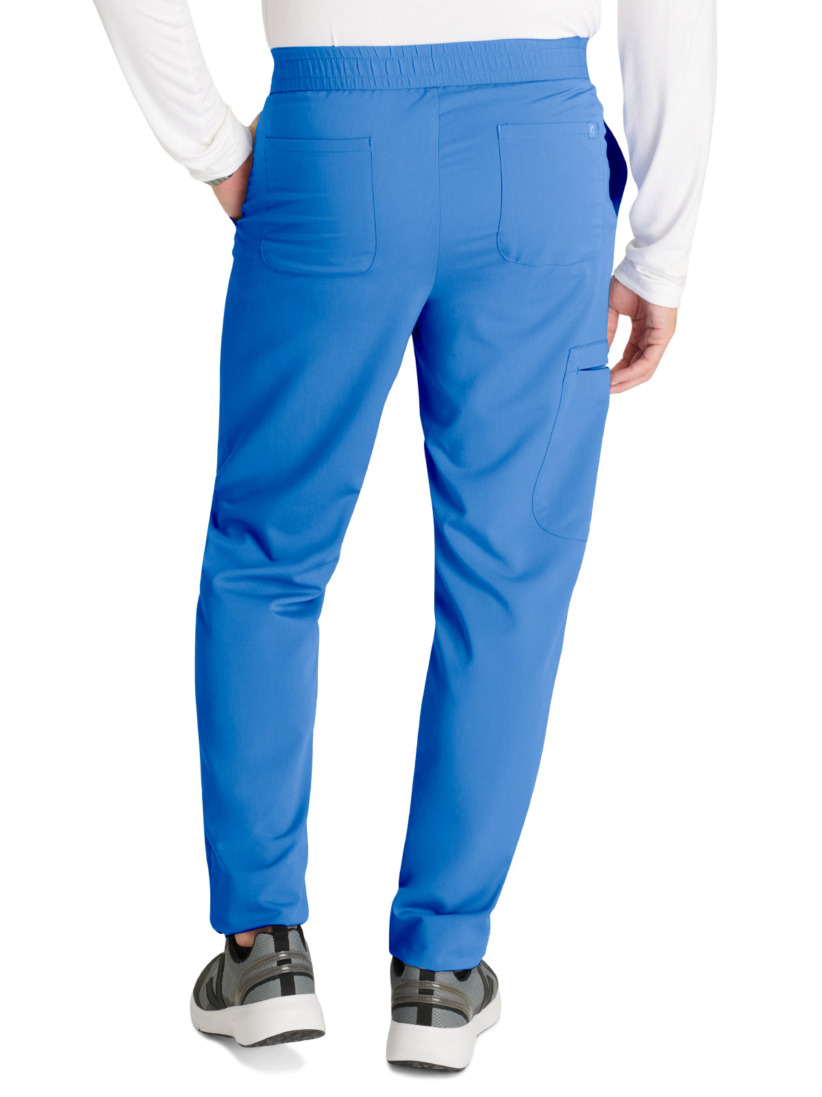 Men's Tapered Leg Scrub Pant - CK131A - Royal