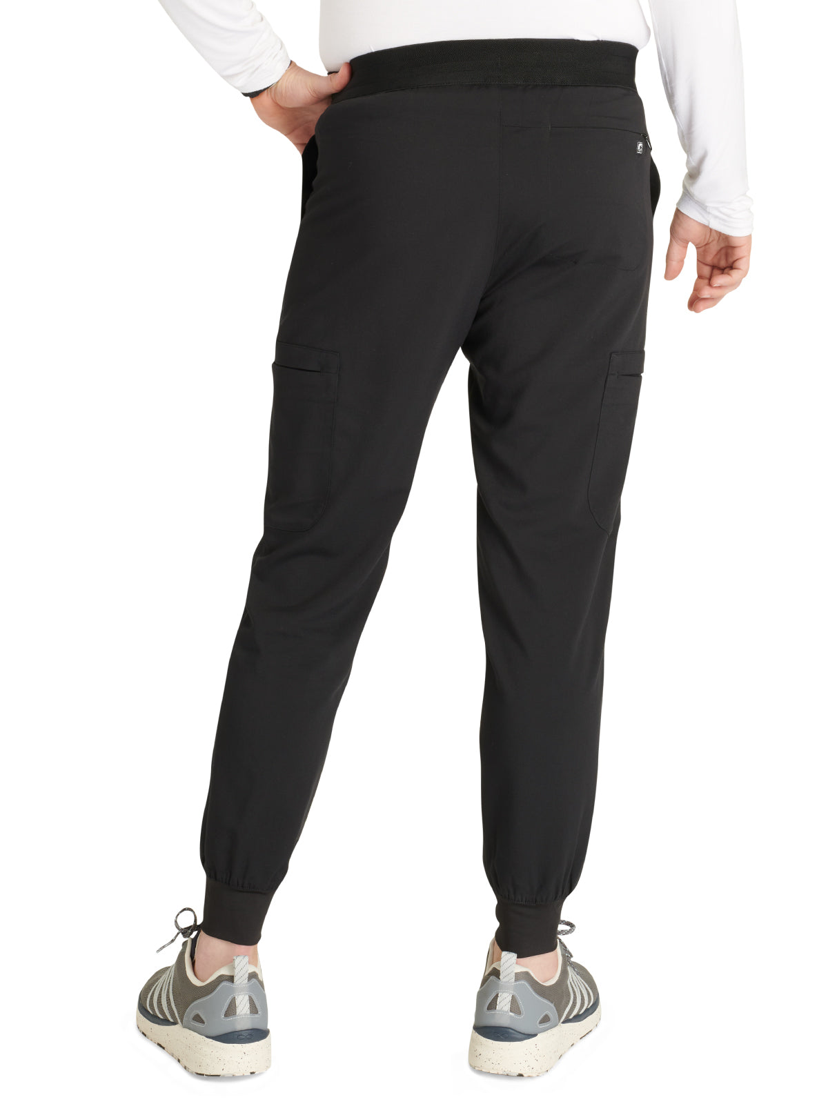 Men's Mid Rise Jogger Scrub Pant - CK132A - Black