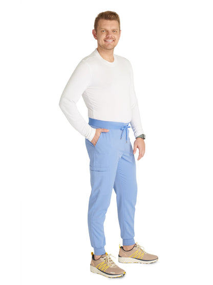 Men's Mid Rise Jogger Scrub Pant - CK132A - Ciel