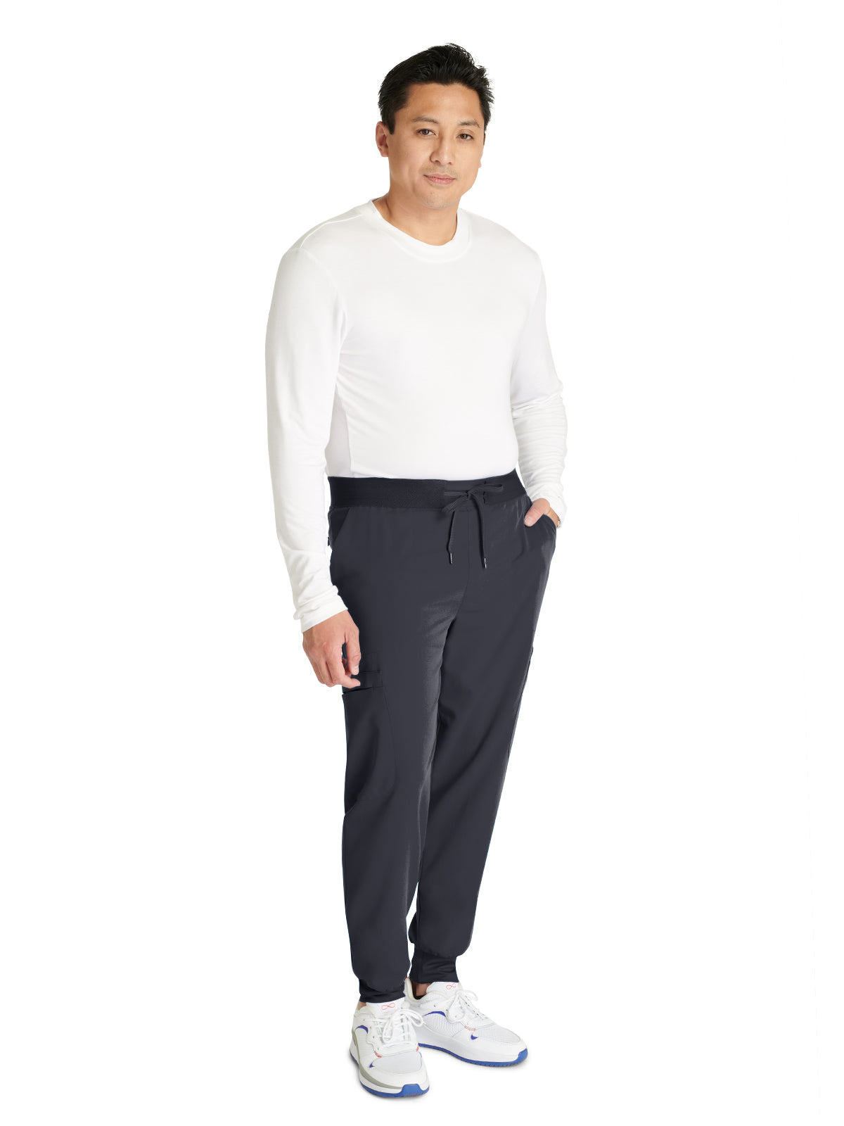 Men's Mid Rise Jogger Scrub Pant - CK132A - Pewter