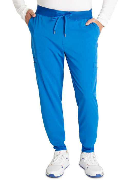 Men's Mid Rise Jogger Scrub Pant - CK132A - Royal