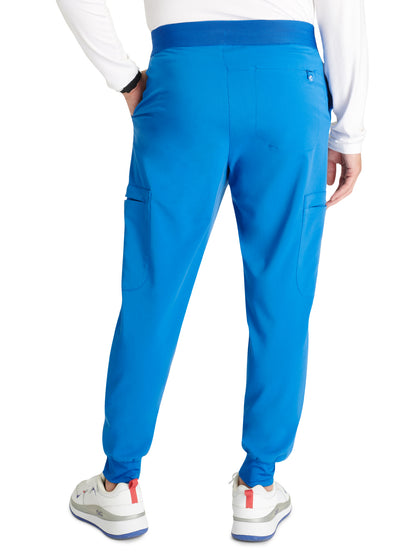 Men's Mid Rise Jogger Scrub Pant - CK132A - Royal