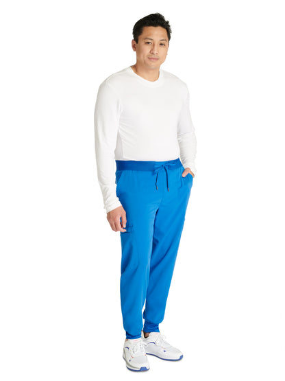 Men's Mid Rise Jogger Scrub Pant - CK132A - Royal