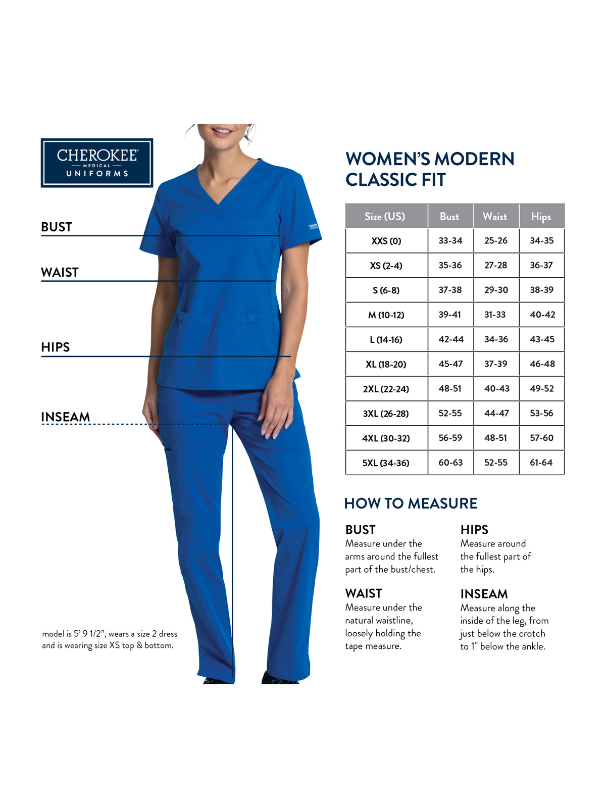 Women's Mid Rise Pull On Straight Leg Scrub Pant - CK136A - Blissful Sky