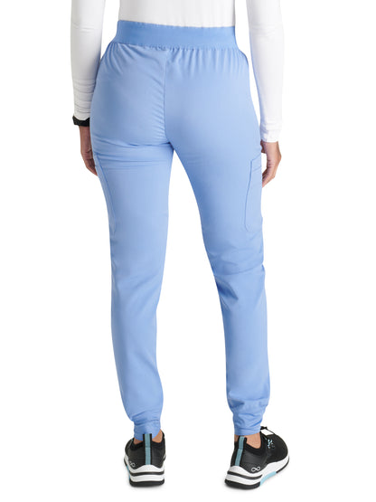 Women's Mid Rise Pull On Jogger Scrub Pant - CK138A - Ciel