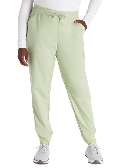 Women's Mid Rise Pull On Jogger Scrub Pant - CK138A - Cool Cucumber