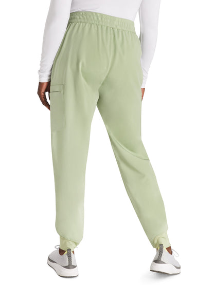 Women's Mid Rise Pull On Jogger Scrub Pant - CK138A - Cool Cucumber