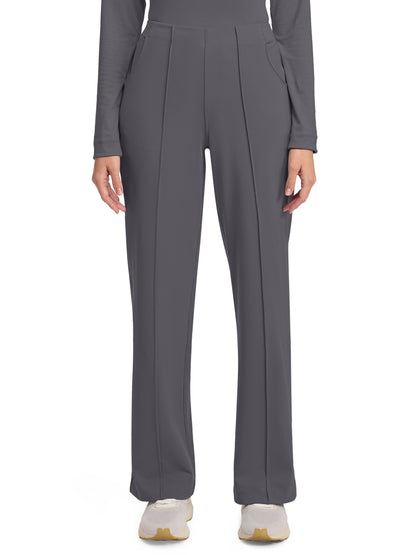 Women's 3-Pocket Wide Leg Pant - CK162 - Pewter