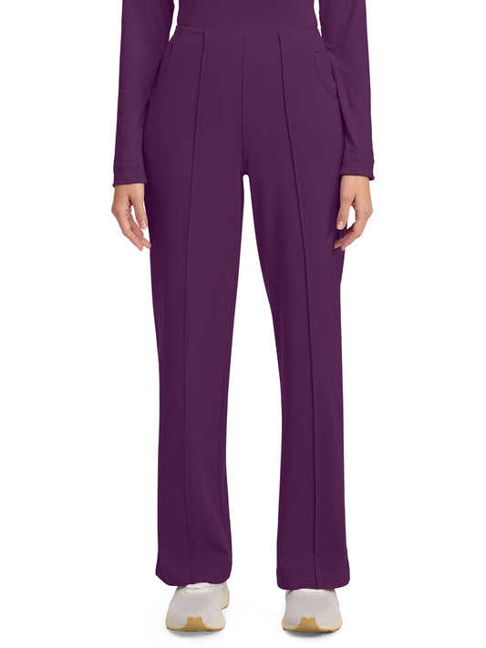 Women's 3-Pocket Wide Leg Pant - CK162 - Wild Mulberry