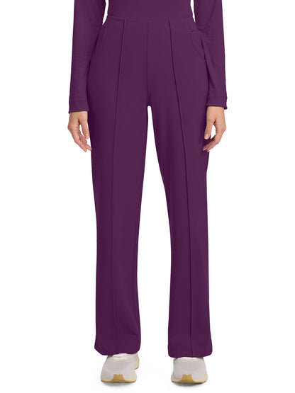 Women's 3-Pocket Wide Leg Pant - CK162 - Wild Mulberry