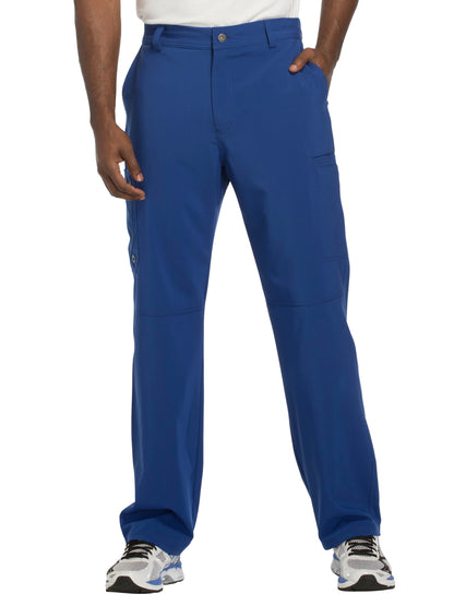 Men's Zip Fly Button Closure Tapered Leg Pant - CK200A - Galaxy Blue