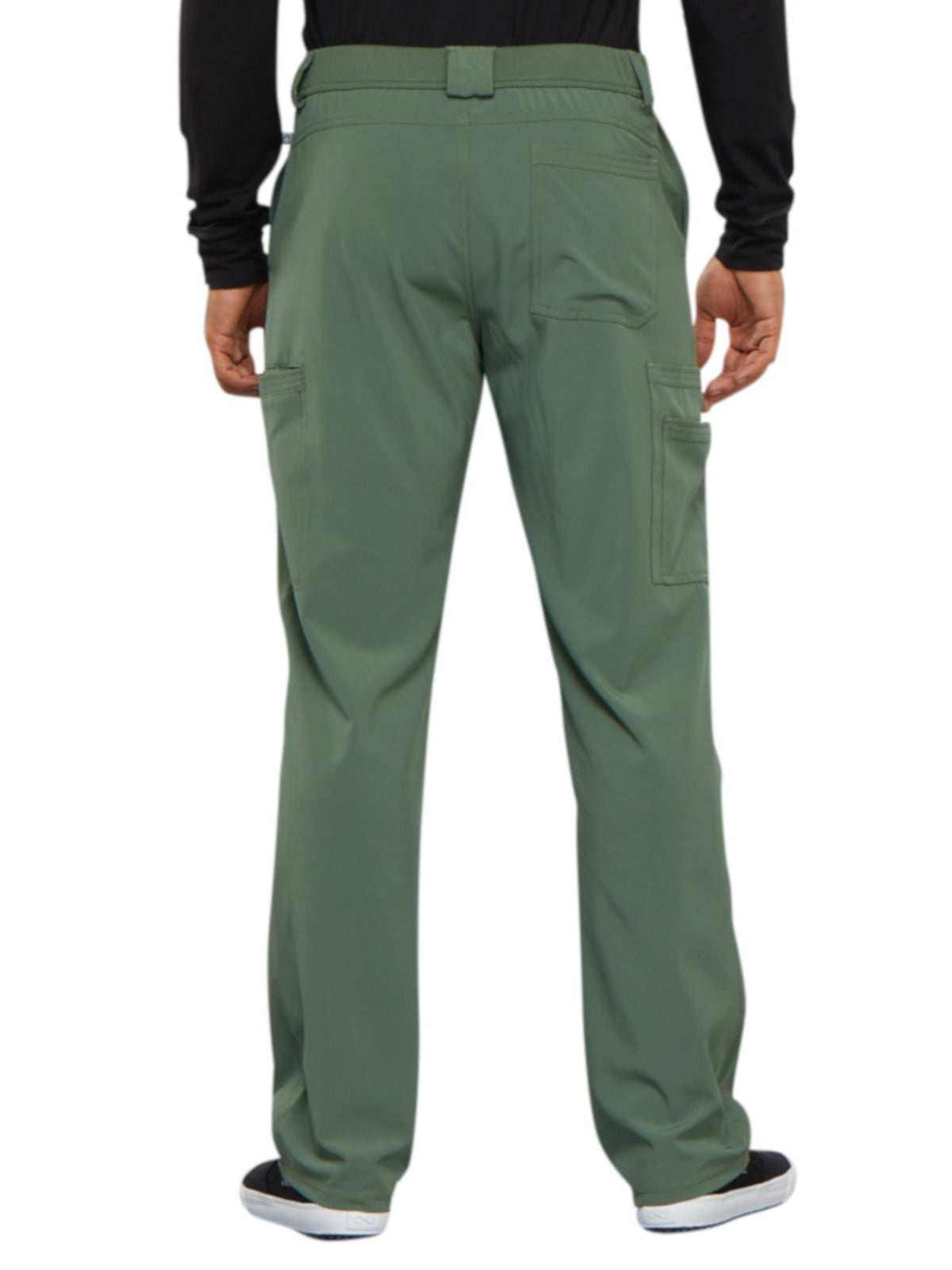 Men's Zip Fly Button Closure Tapered Leg Pant - CK200A - Olive