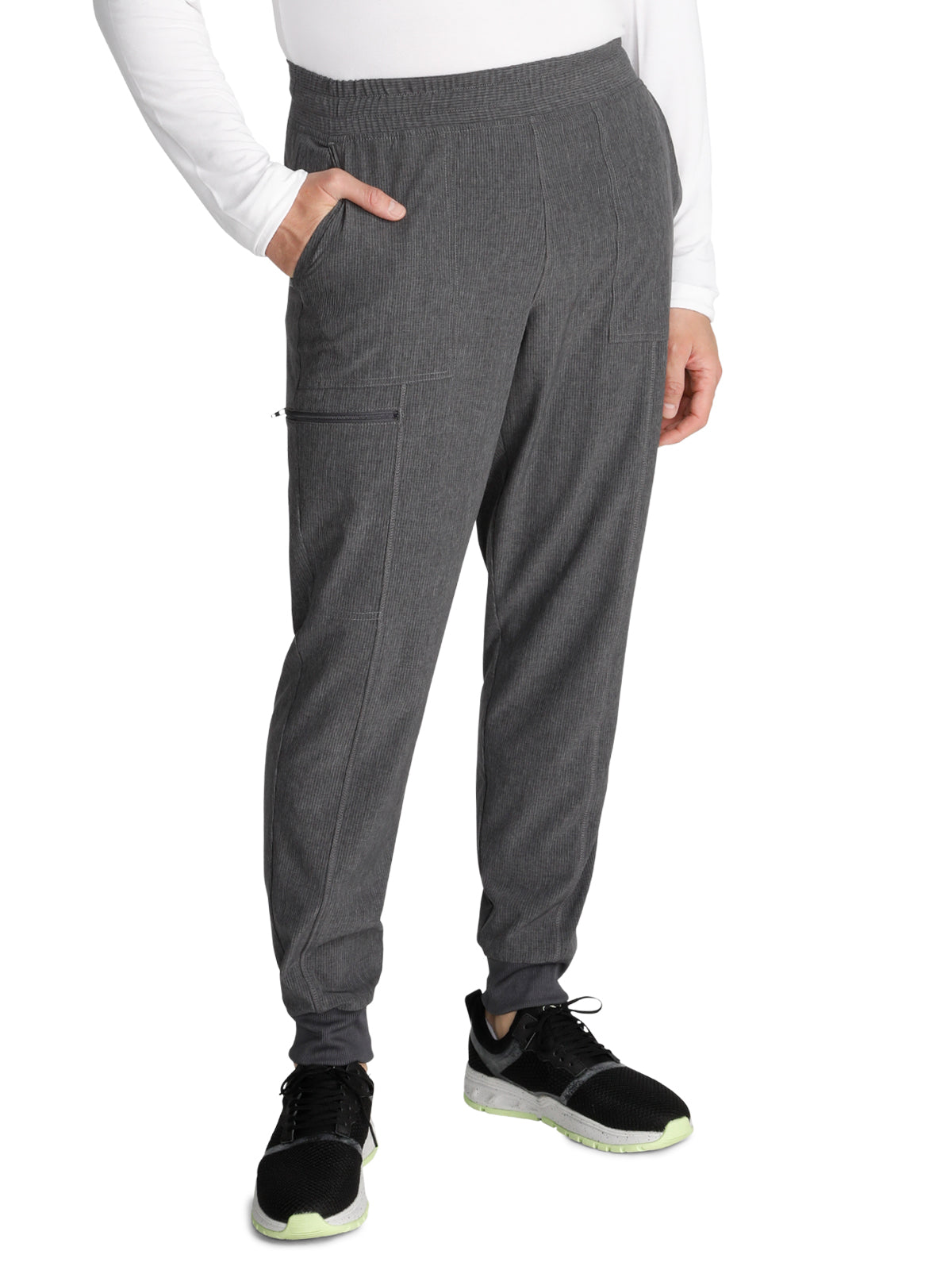 Men's Pull-on Jogger - CK224A - Heather Pewter