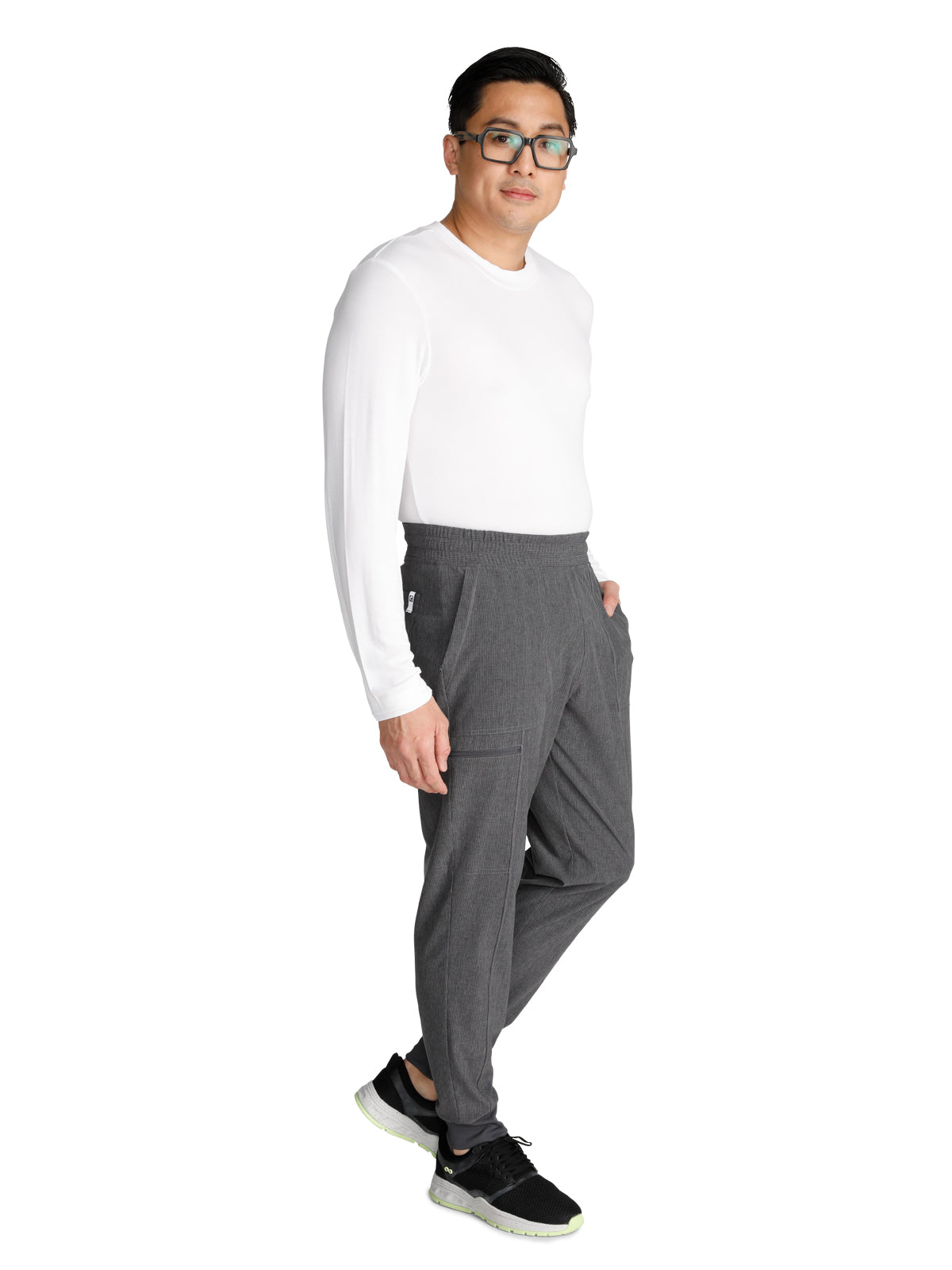 Men's Pull-on Jogger - CK224A - Heather Pewter