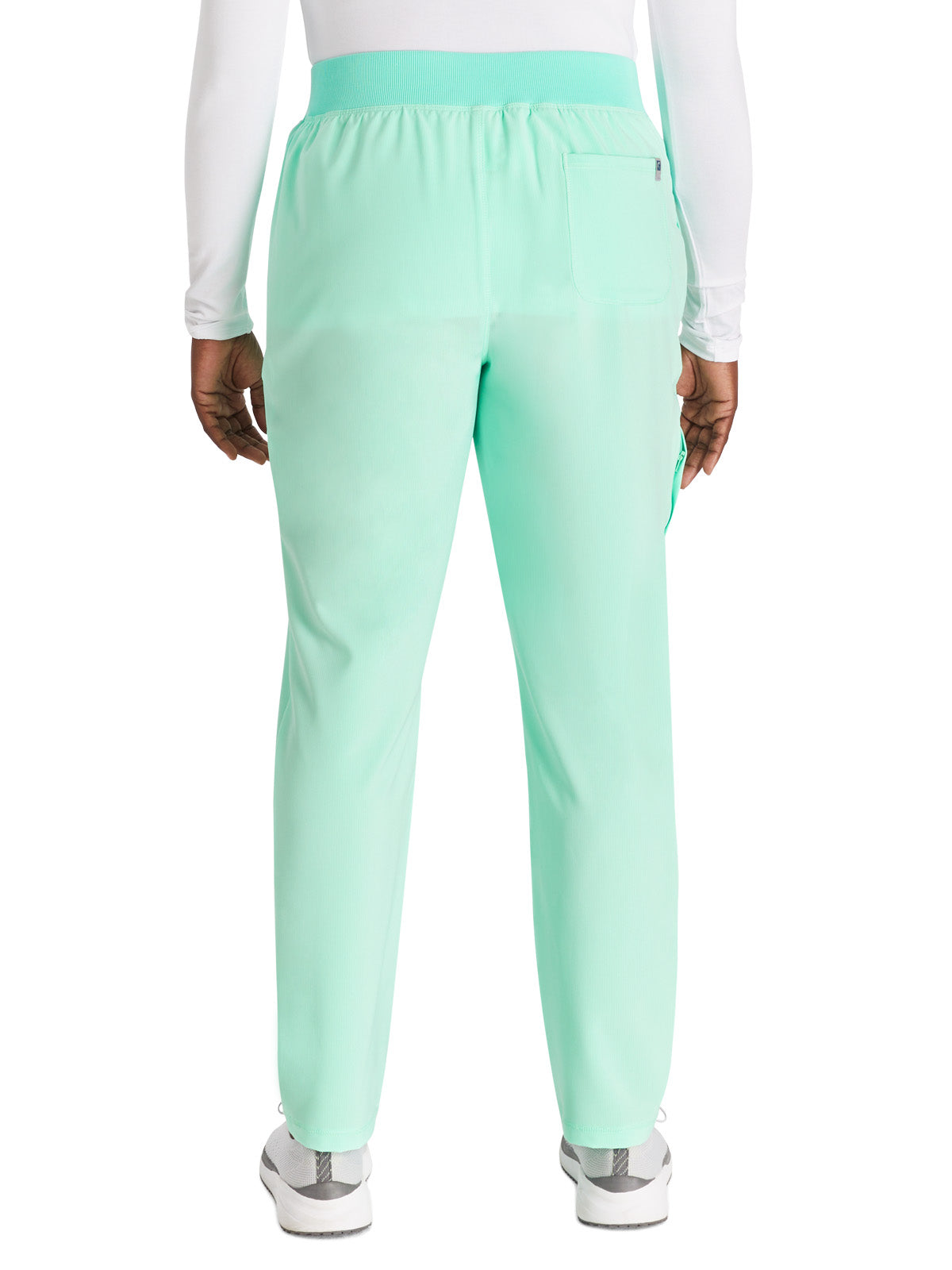 Women's Mid-Rise Tapered Leg Pant Pull-on Cargo - CK248A - Mint