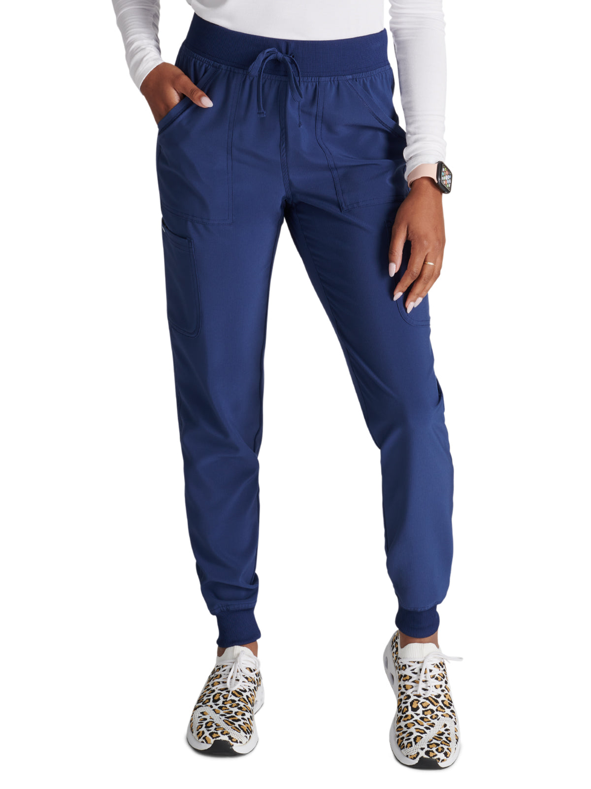 Women's Natural Rise Jogger - CK249A - Navy